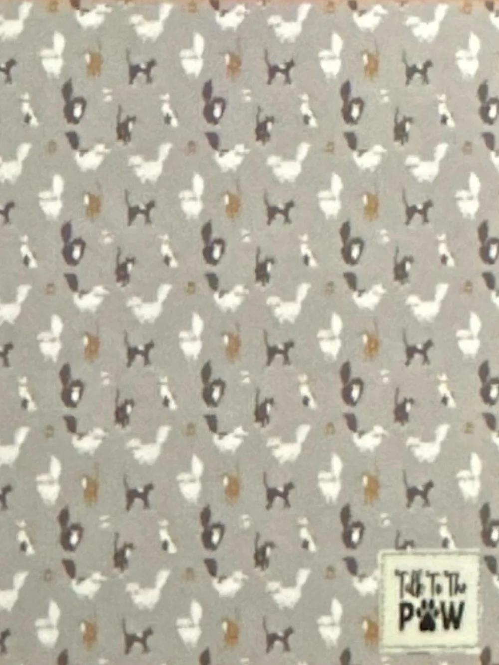 True Living Talk to the Paw Plush Throw, 50 x 60 in~~NEW!